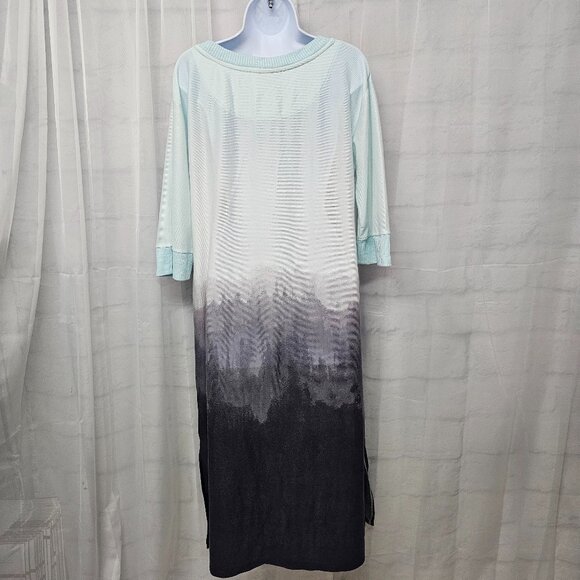 Secret Treasures Nightgown Blue Mountain Scene Winter Cozy Midi M - Picture 5 of 10